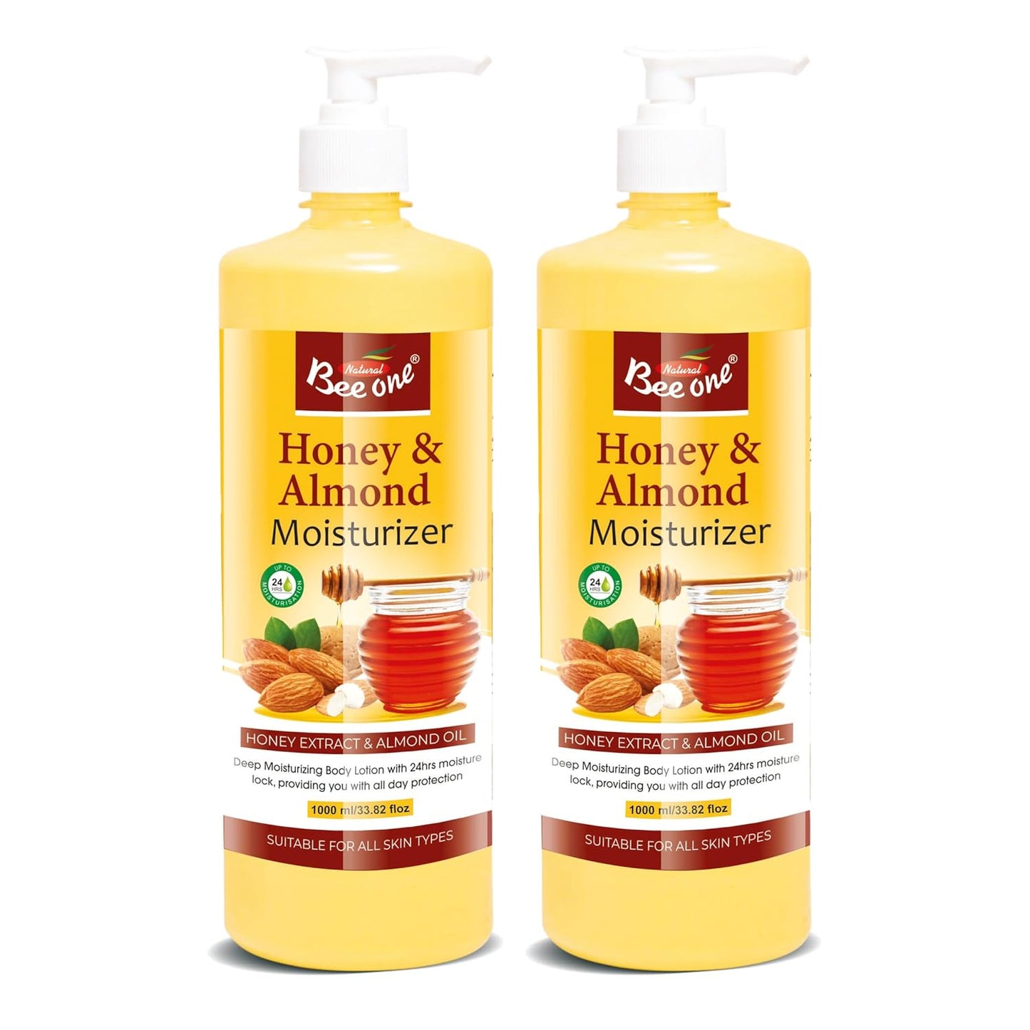 HONEY ALMOND MOISTURIZER 1000ML (PACK OF 2)