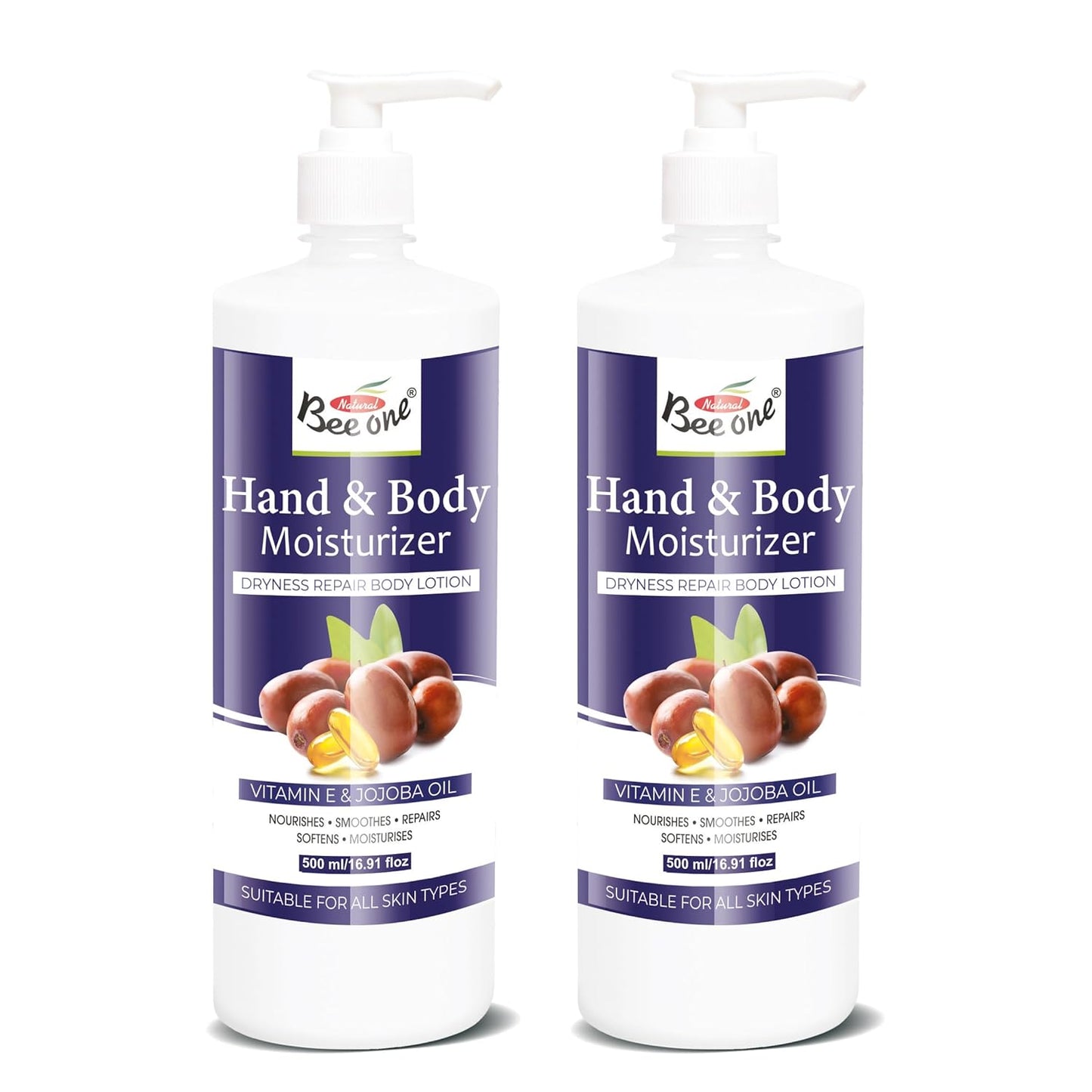 HAND & BODY MOISTURIZER 500ML (PACK OF 2)