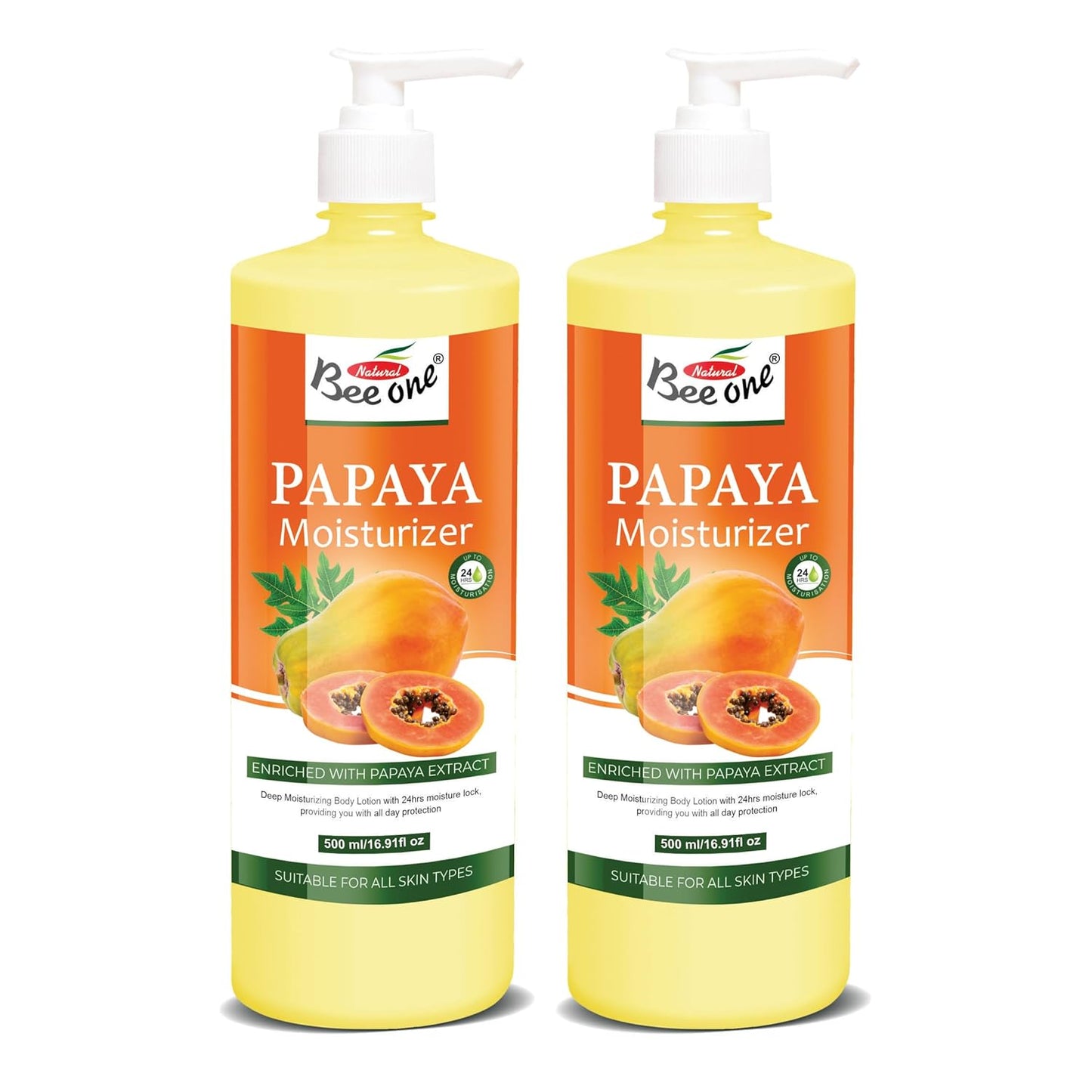 PAPAYA MOISTURIZER 500ML (PACK OF 2)