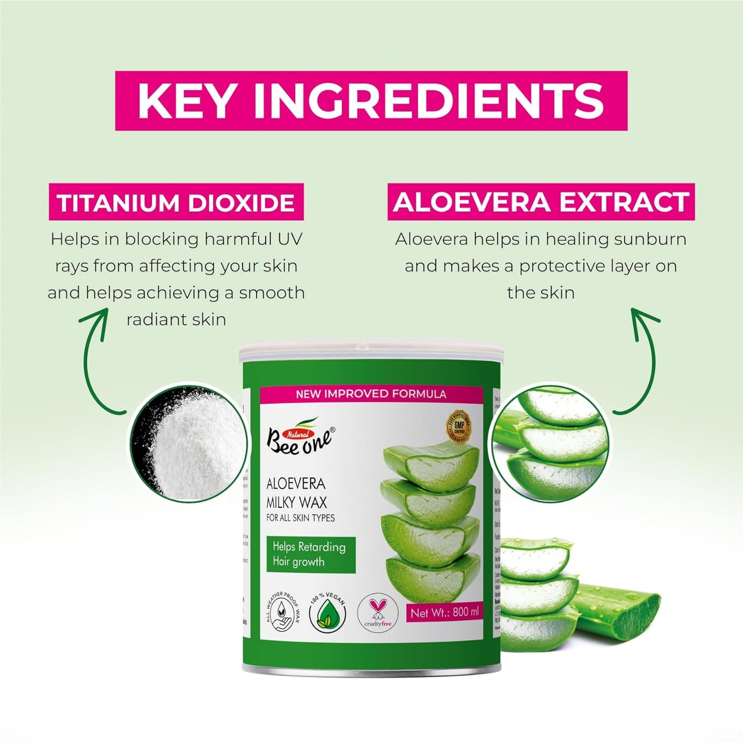 ALOEVERA MILKY WAX 800G