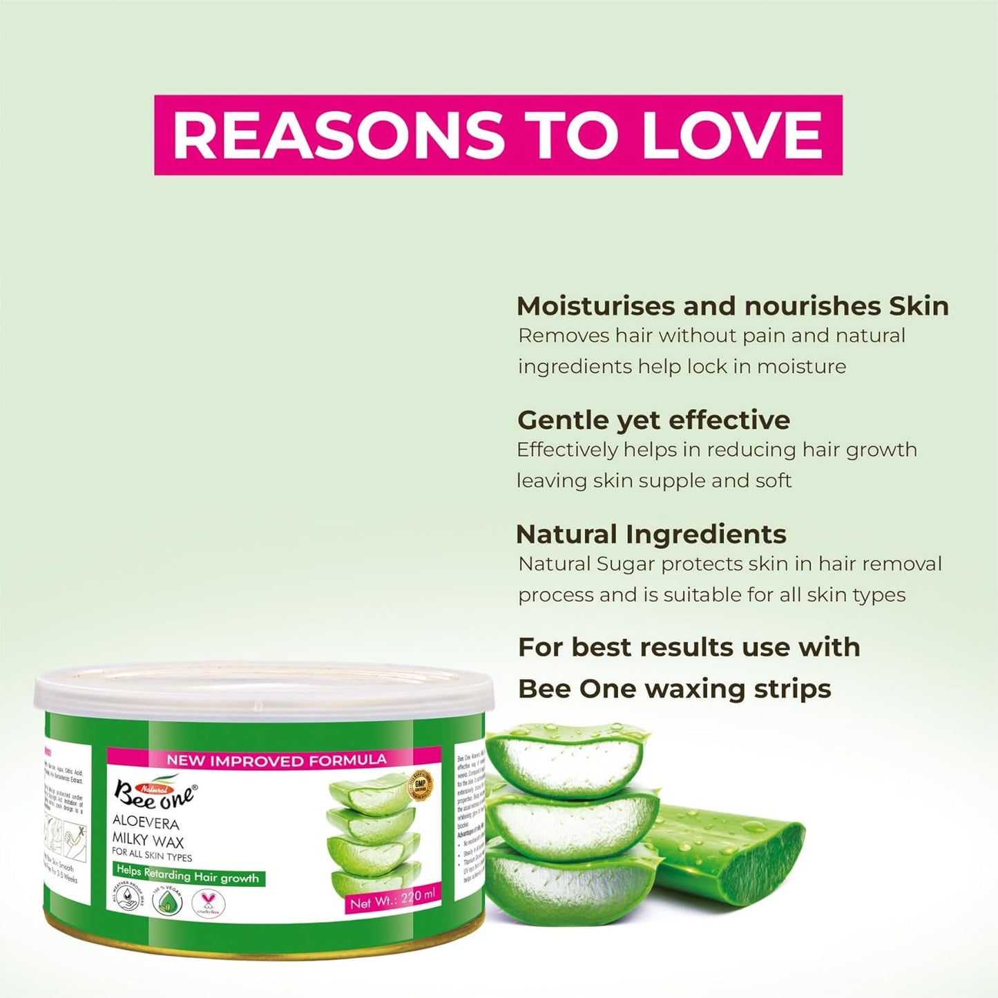 ALOEVERA MILKY WAX 220G
