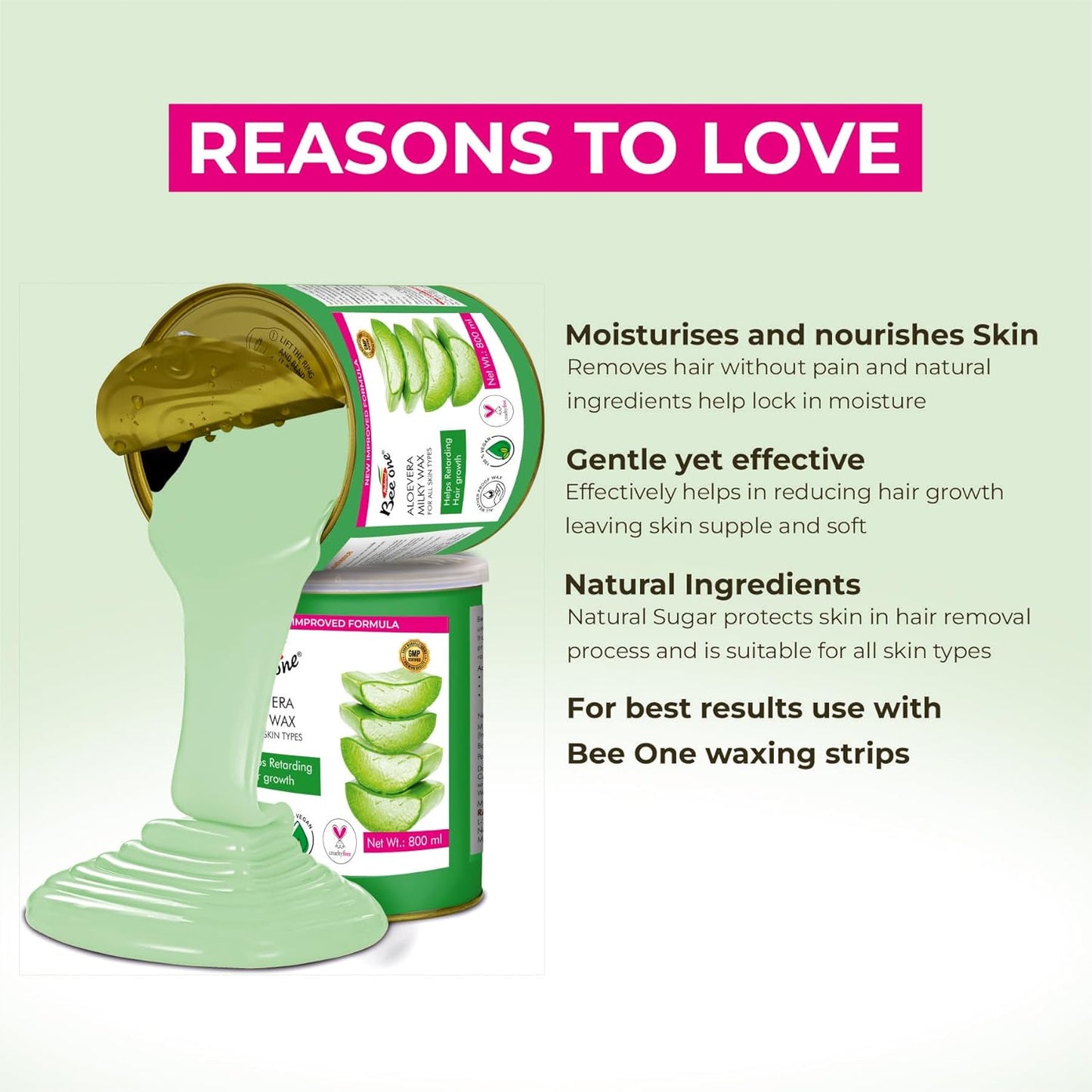 ALOEVERA MILKY WAX 800G