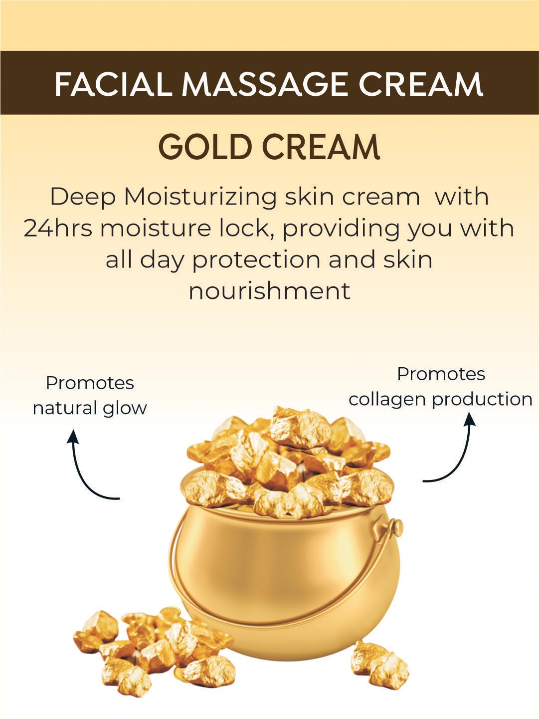 Gold Massage Cream 900 ml