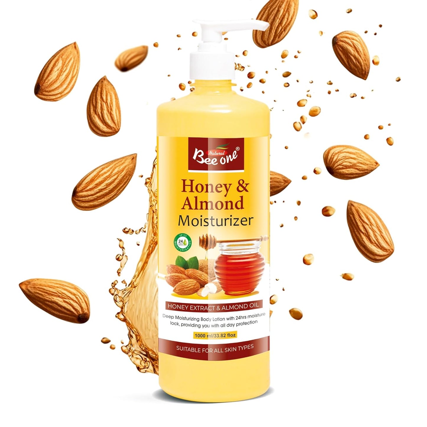 Honey & Almond Moisturiser 1000ml