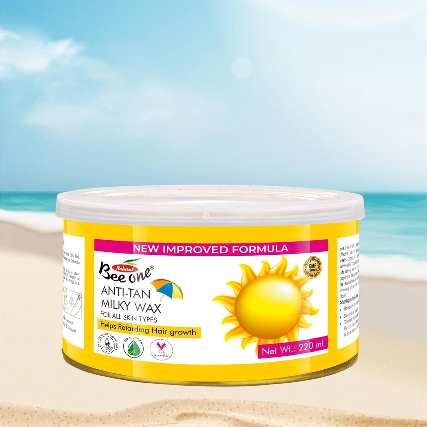 DE TAN MILKY WAX 220G