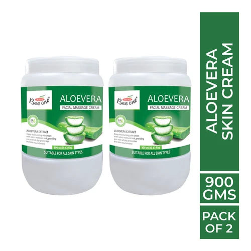 ALOEVERA MASSAGE CREAM 900ML(PACK OF 2)