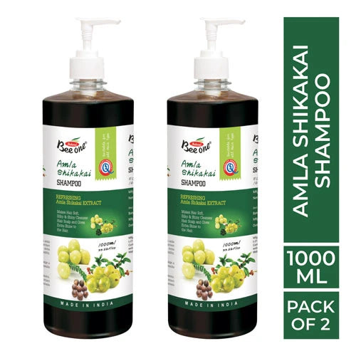AMLA SHIKAKAI SHAMPOO 1000ML (PACK OF 2)
