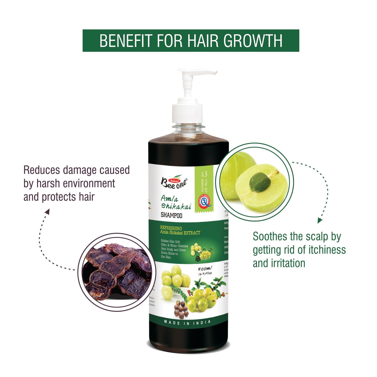 AMLA SHIKAKAI SHAMPOO 500ML