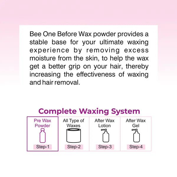 BEFORE WAX POWDER