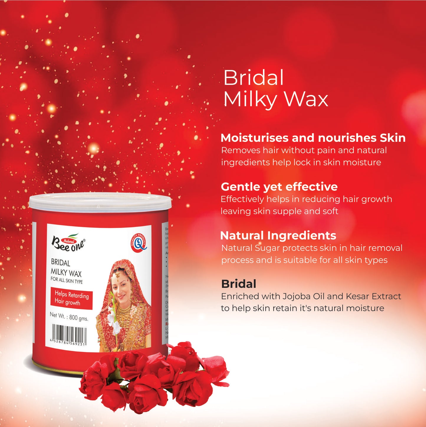 BRIDAL MILKY WAX 800g