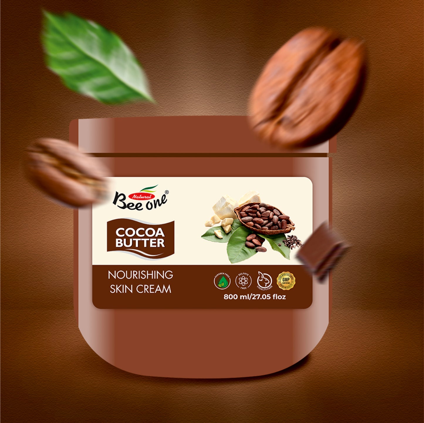 COCOA BUTTER MASSAGE CREAM 800 ML