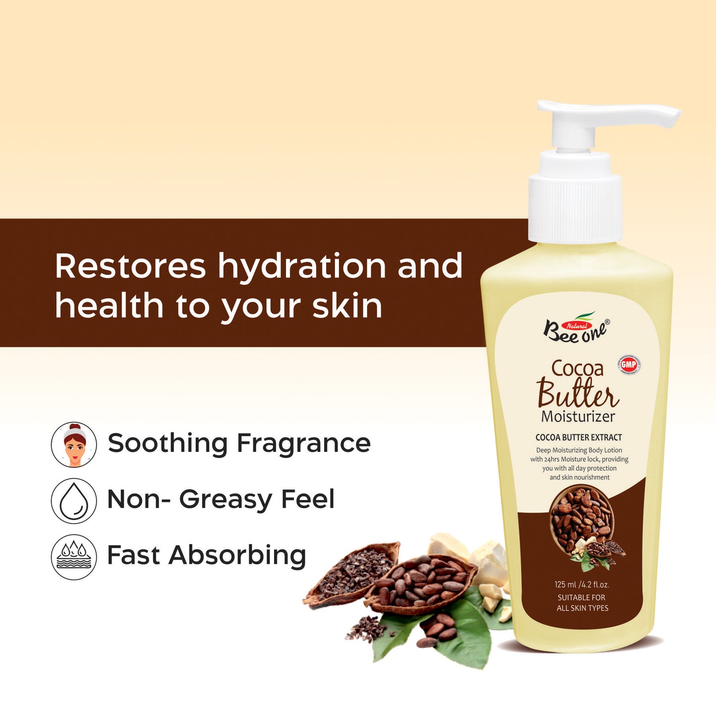 COCOA BUTTER MOISTURIZER - 125 ml