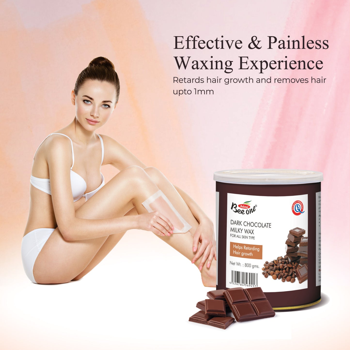 DARK CHOCOLATE MILKY WAX 800g