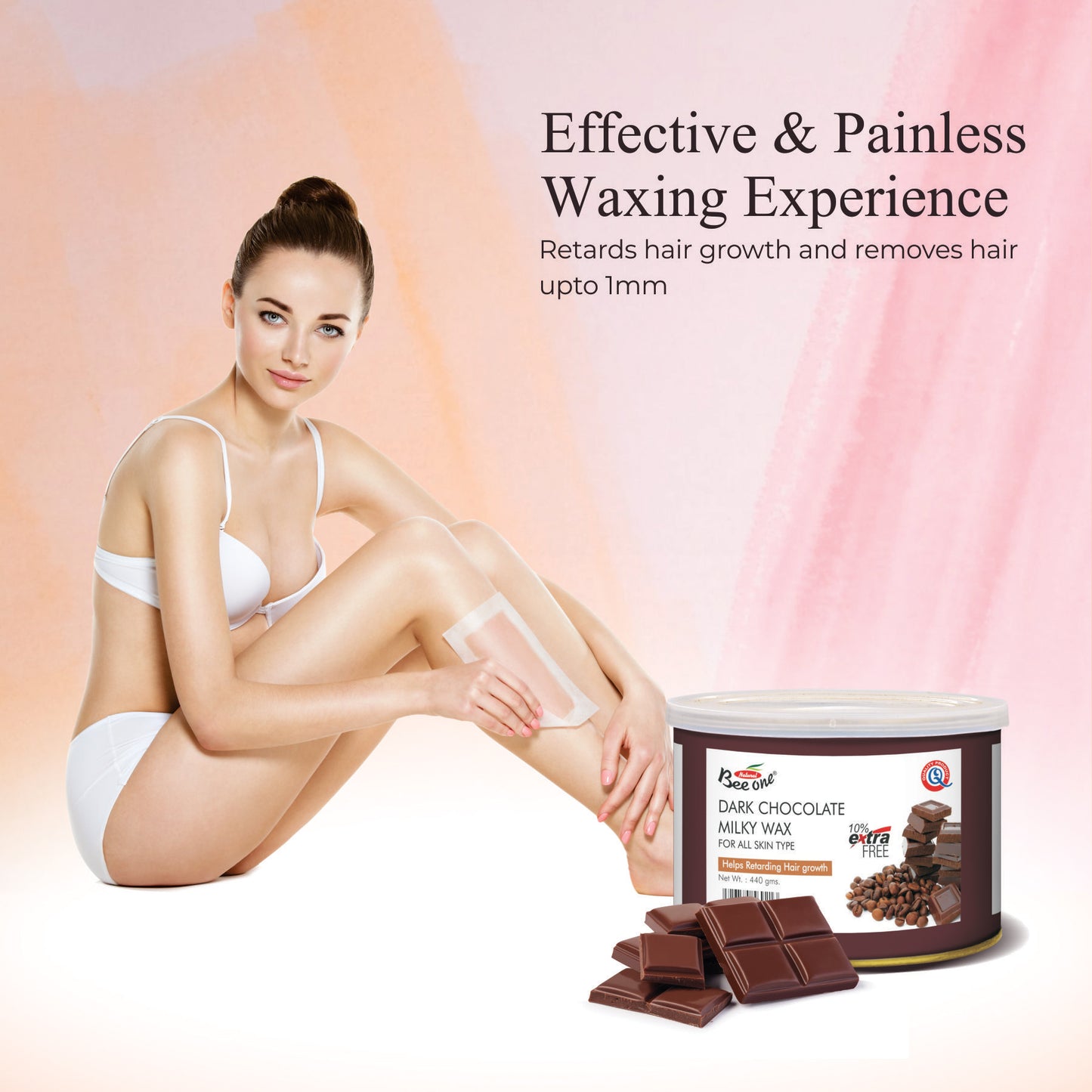 DARK CHOCOLATE MILKY WAX 440g