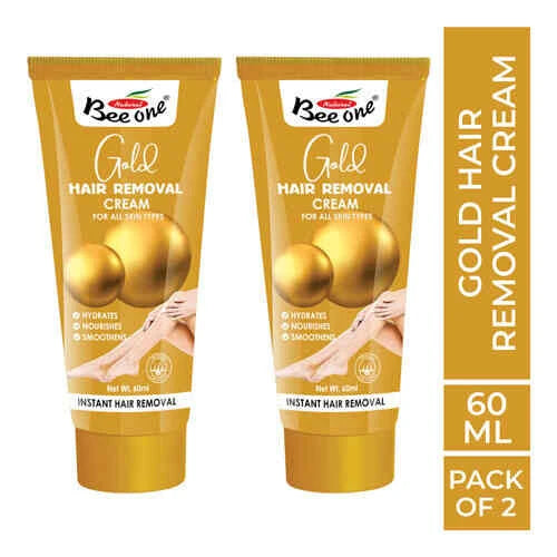 GOLD HAIR REMOVING CREAM (PACK OF 2)