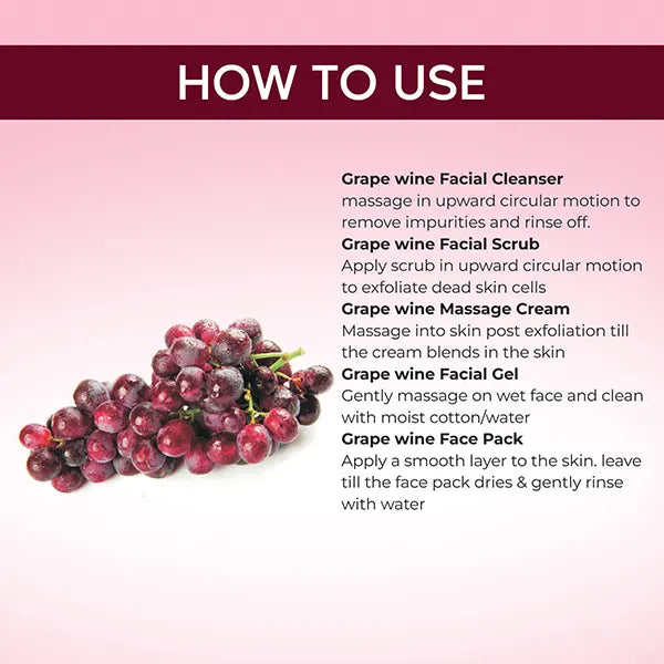 GRAPE WINE FACIAL KIT 32g