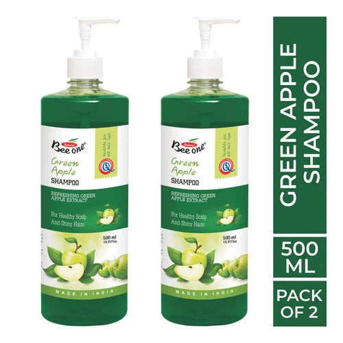 GREEN APPLE SHAMPOO 500ML(PACK OF 2)