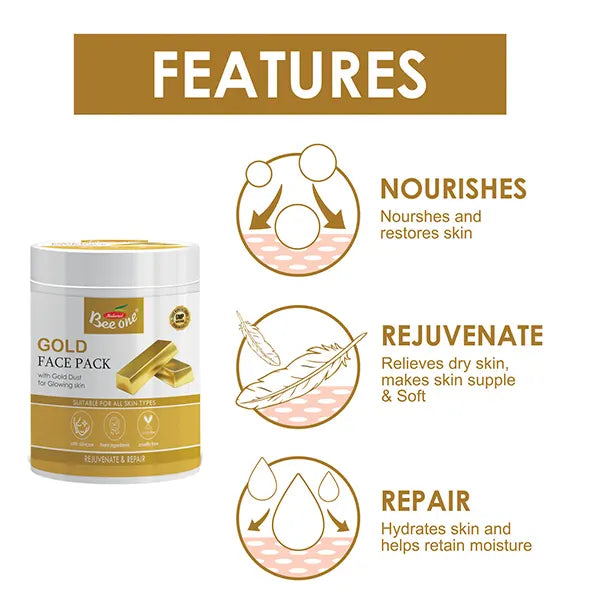 GOLD FACE PACK 500ML