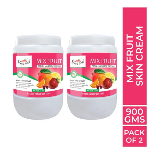 MIX FRUIT MASSAGE CREAM 900ML (PACK OF 2)