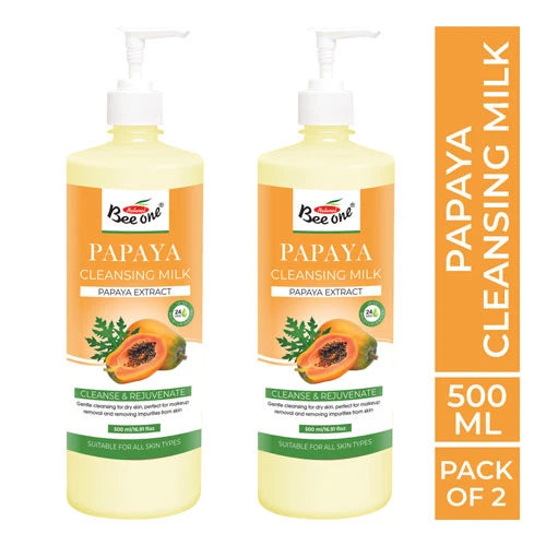 PAPAYA CLEANSING MILK 500ML (PACK OF 2)