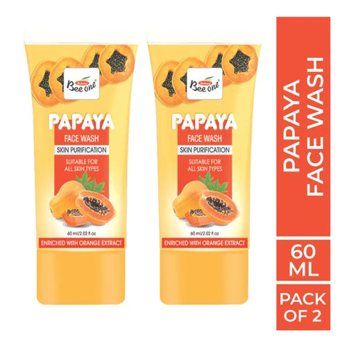 PAPAYA FACE WASH(PACK OF 2)