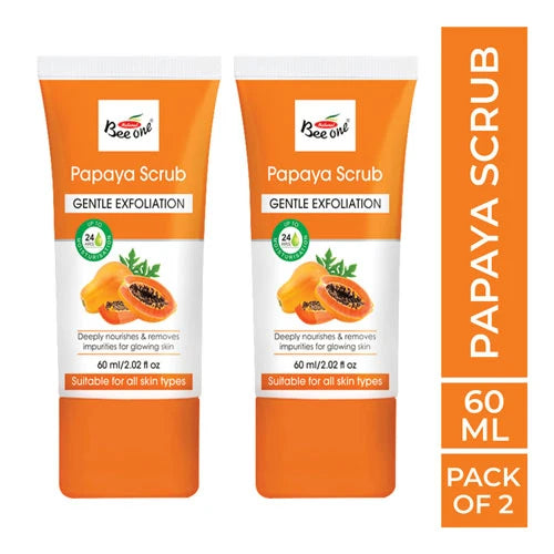 PAPAYA FACE & BODY SCRUB (PACK OF 2)