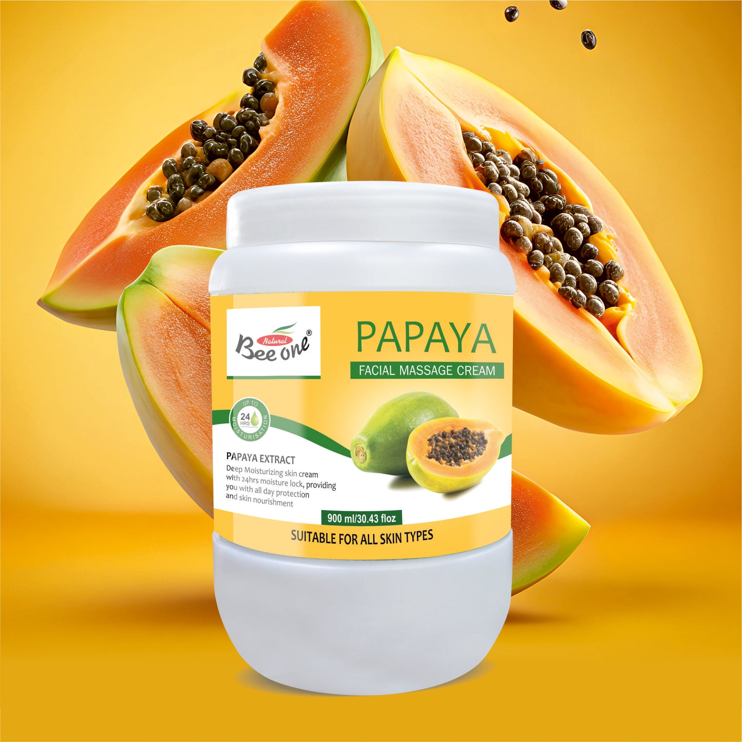 PAPAYA MASSAGE CREAM 900 ML