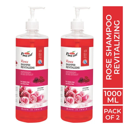 ROSE SHAMPOO 1000ML (PACK OF 2)