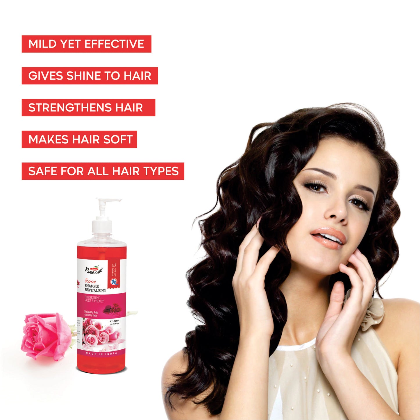 ROSE SHAMPOO 500ML