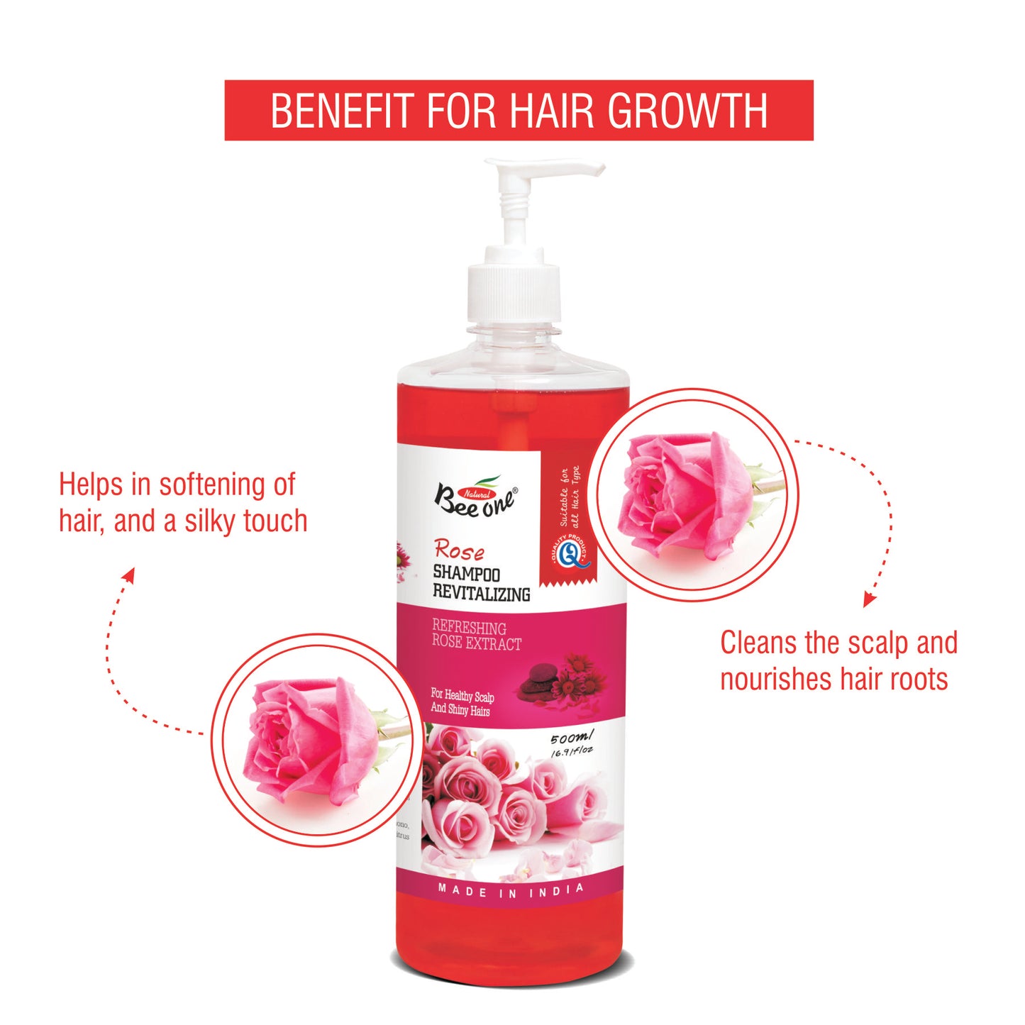 ROSE SHAMPOO 500ML