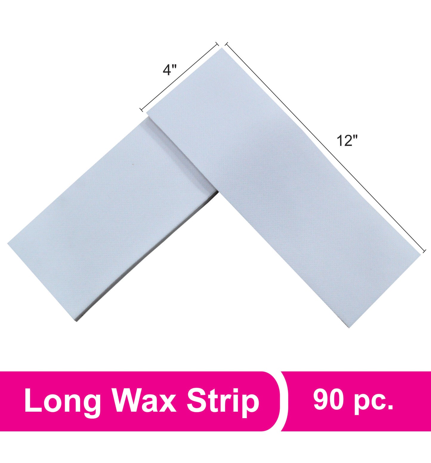 WHITE BIG WAXING STRIPS