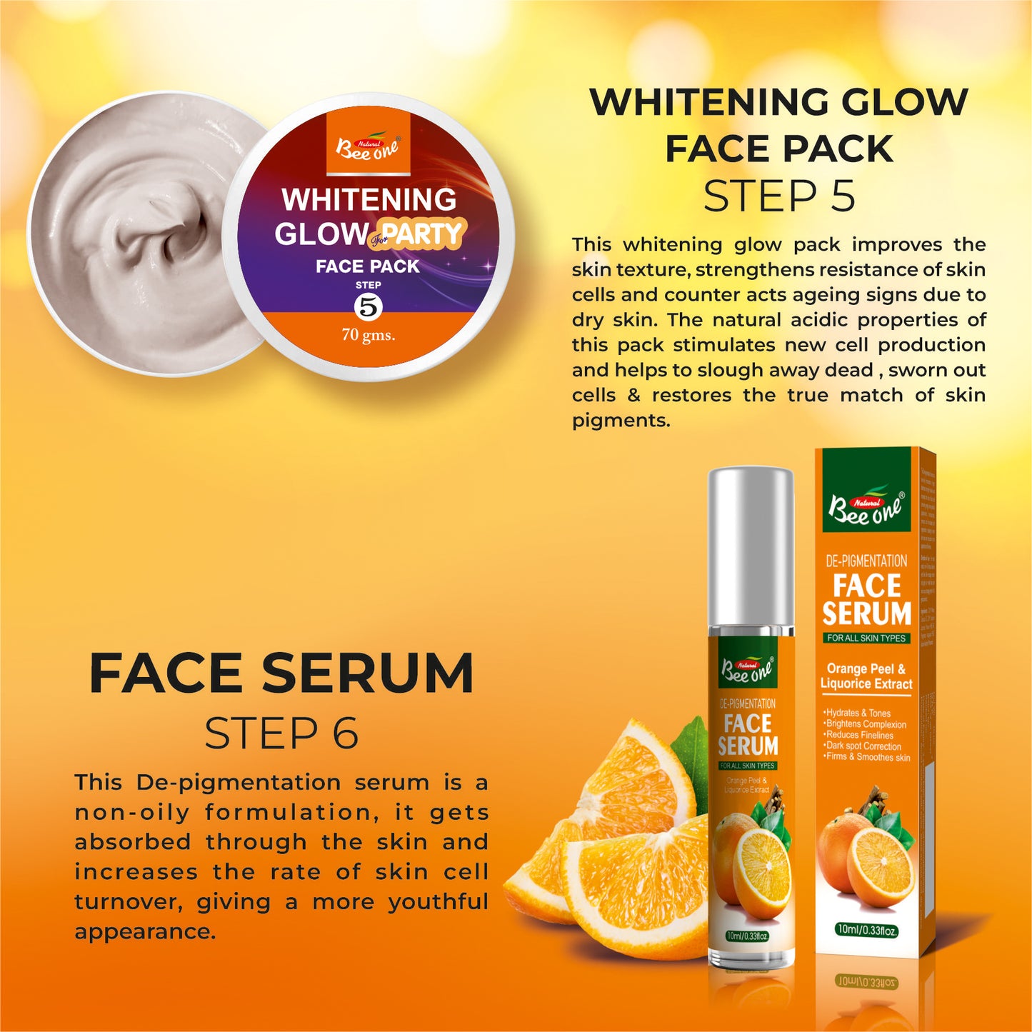 WHITENING GLOW FACIAL KITS 312g