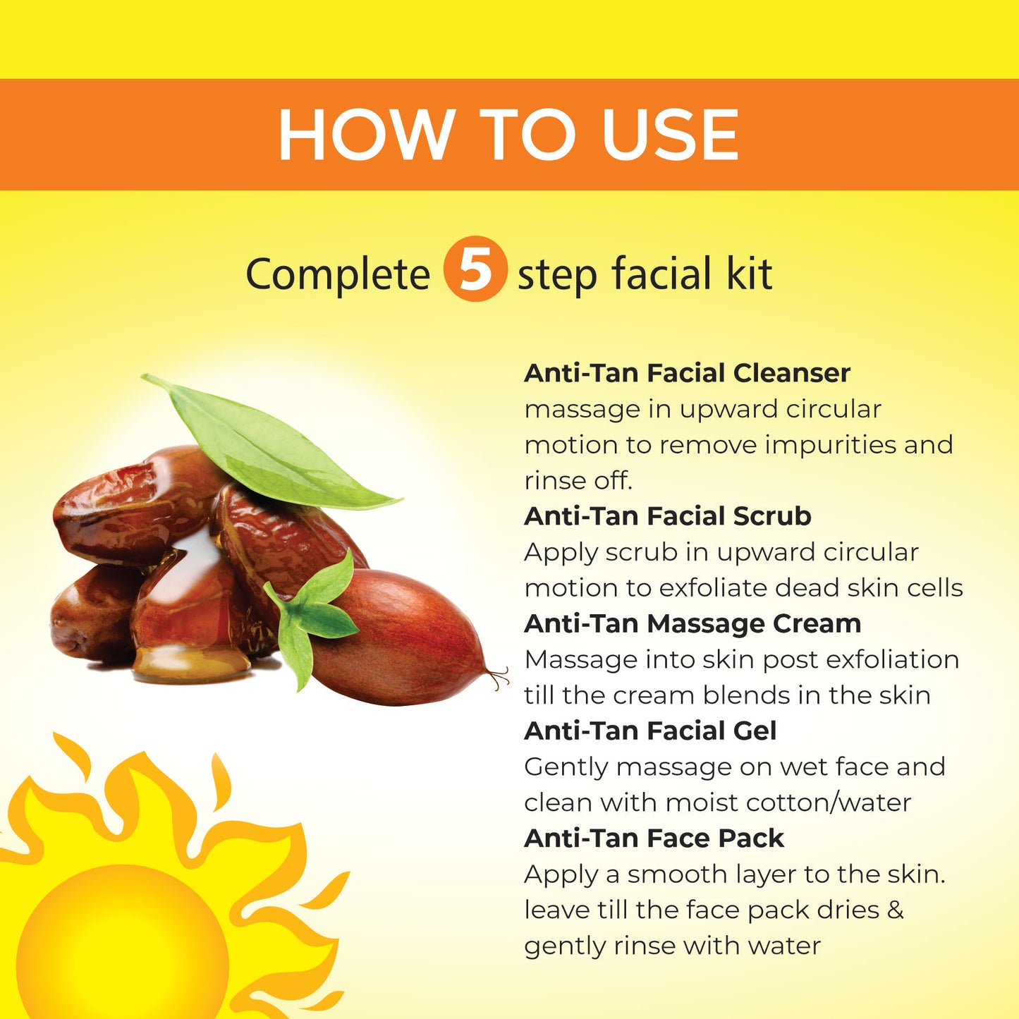 ANTI-TAN FACIAL KIT 125g