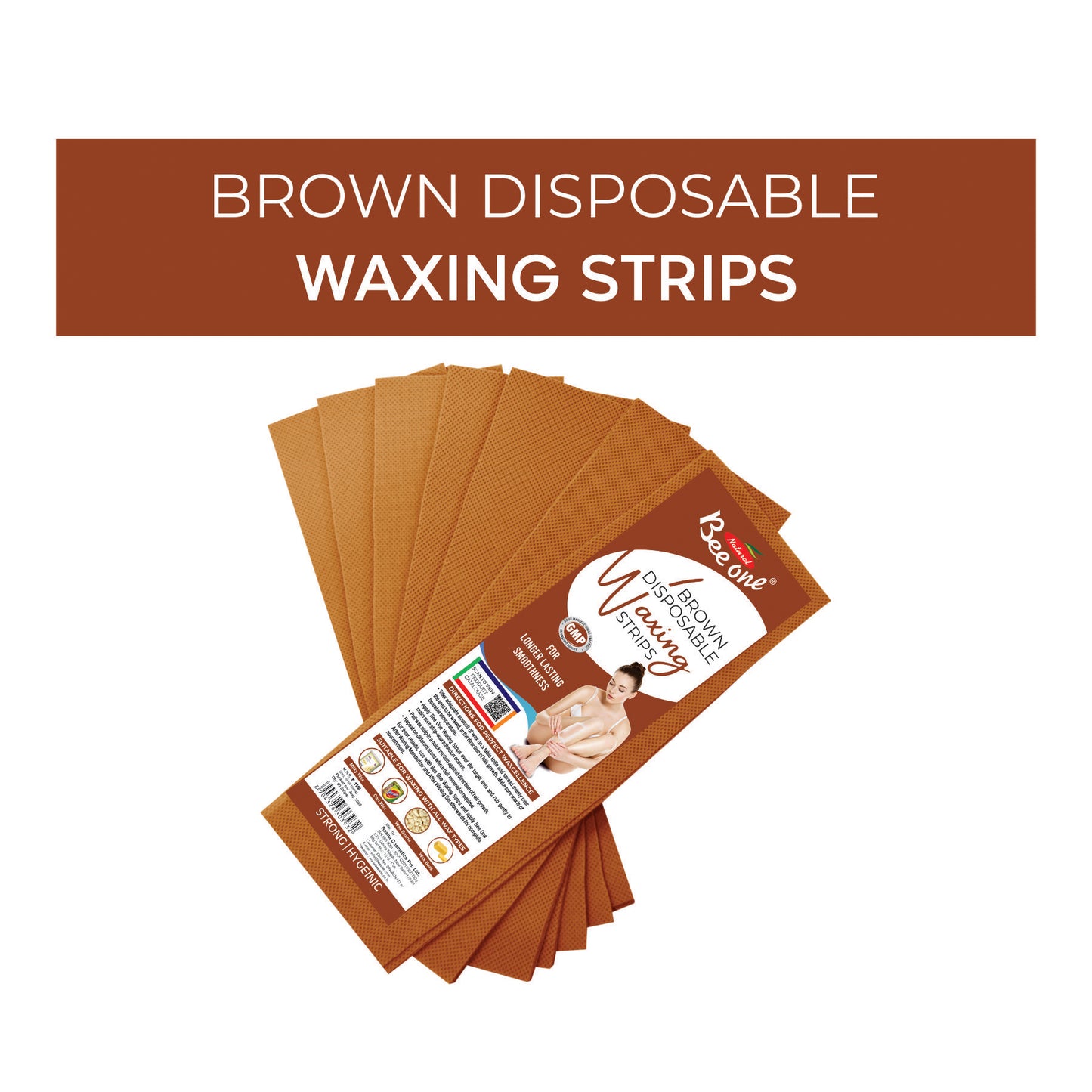 BROWN SMALL WAXING STRIPS