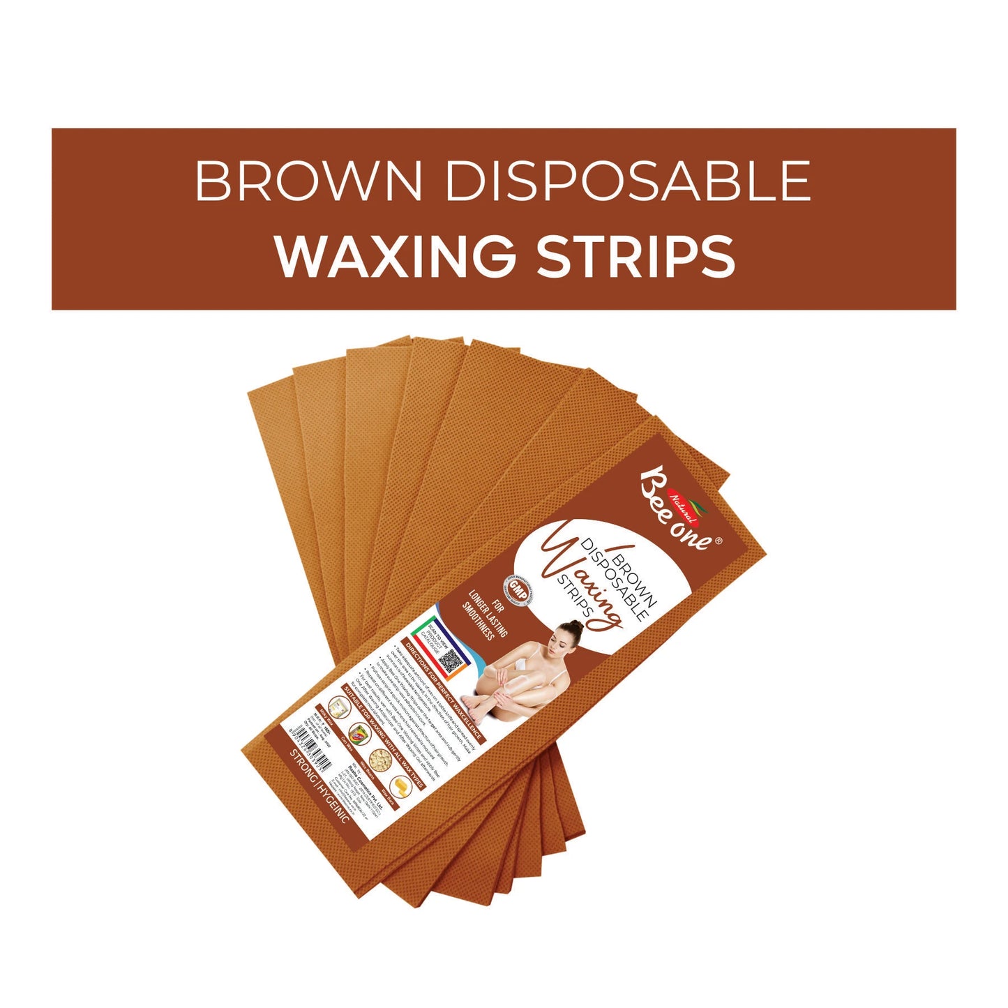 WHITE CHOCOLATE MILKY WAX & BROWN WAXING STRIPS
