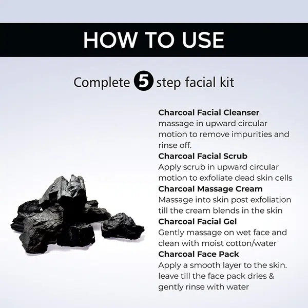 CHARCOAL FACIAL KIT 125g