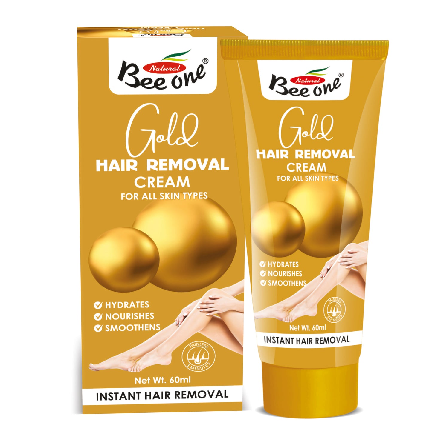 GOLD HAIR REMOVING CREAM 60ML