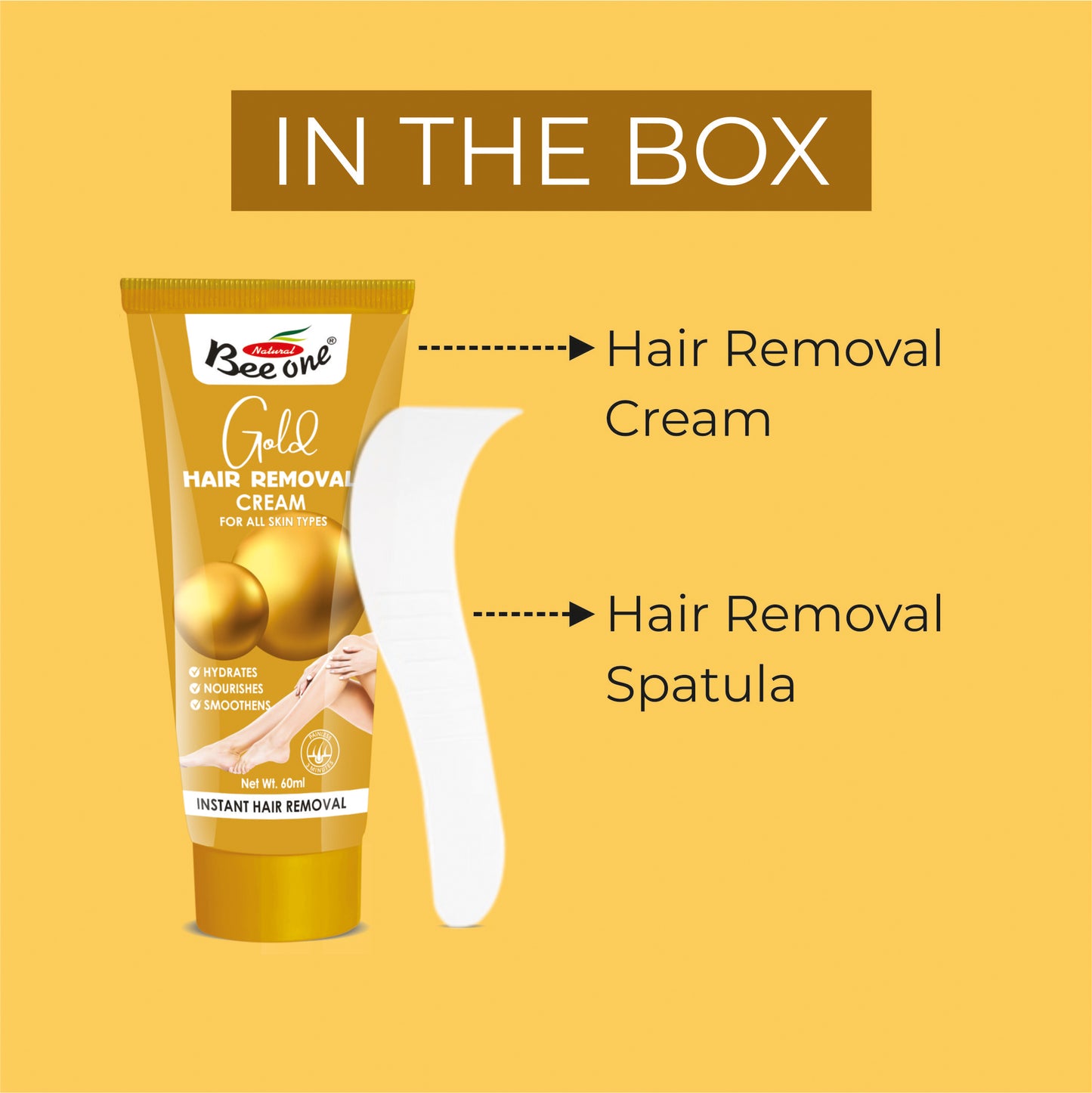 GOLD HAIR REMOVING CREAM 60ML