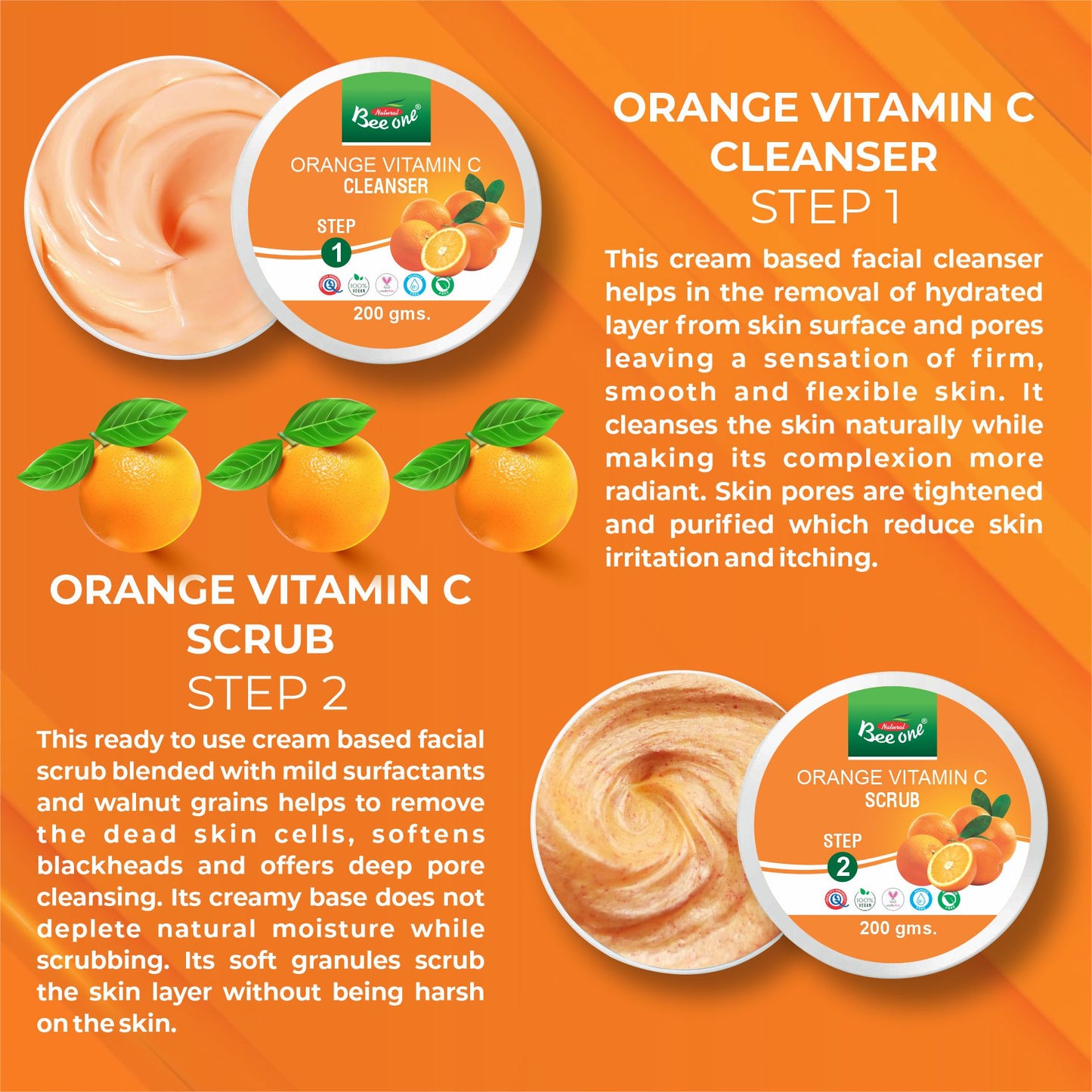ORANGE VITAMIN C FACIAL KIT 1100g