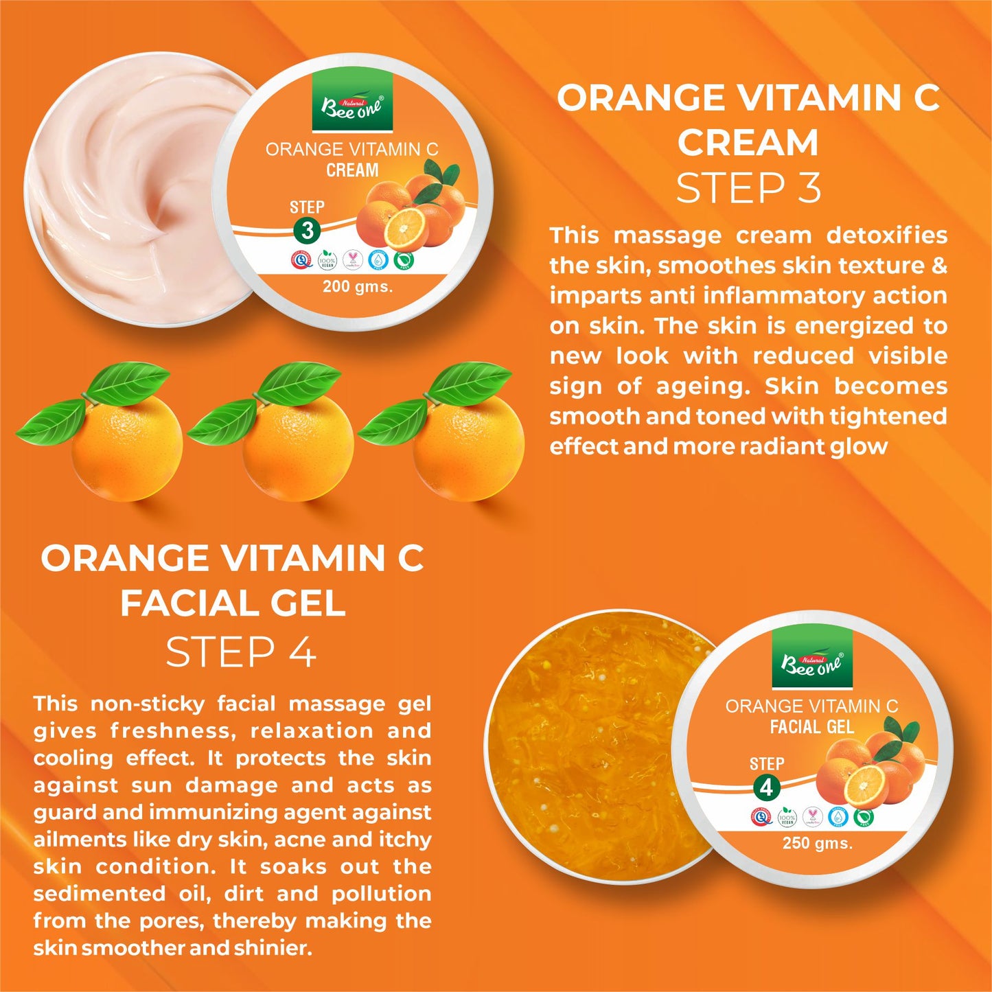 ORANGE VITAMIN C FACIAL KIT 1100g