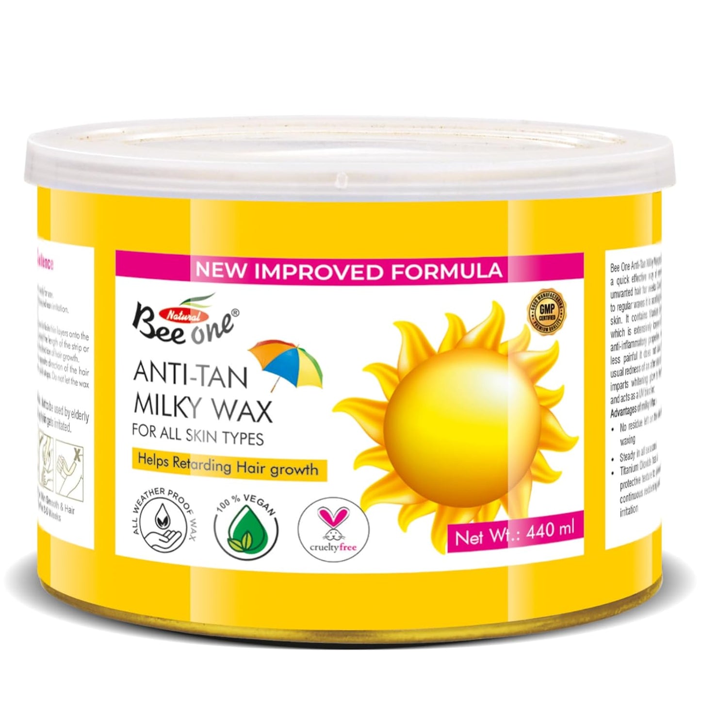 DE TAN MILKY WAX 440G