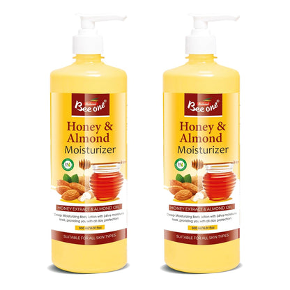 HONEY ALMOND MOISTURIZER 500ML (PACK OF 2)