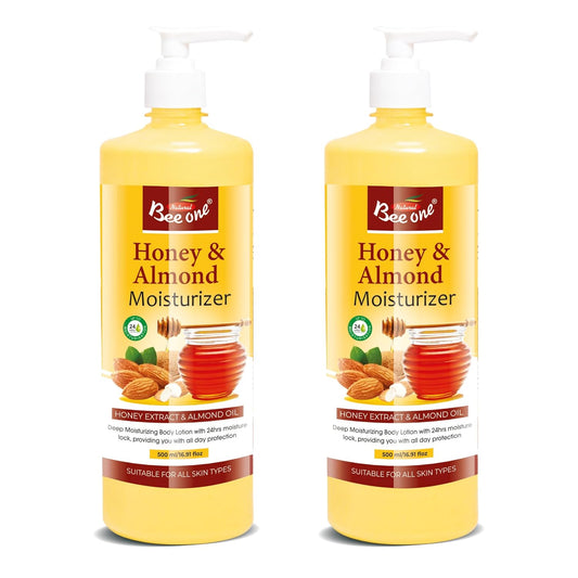HONEY ALMOND MOISTURIZER 500ML (PACK OF 2)