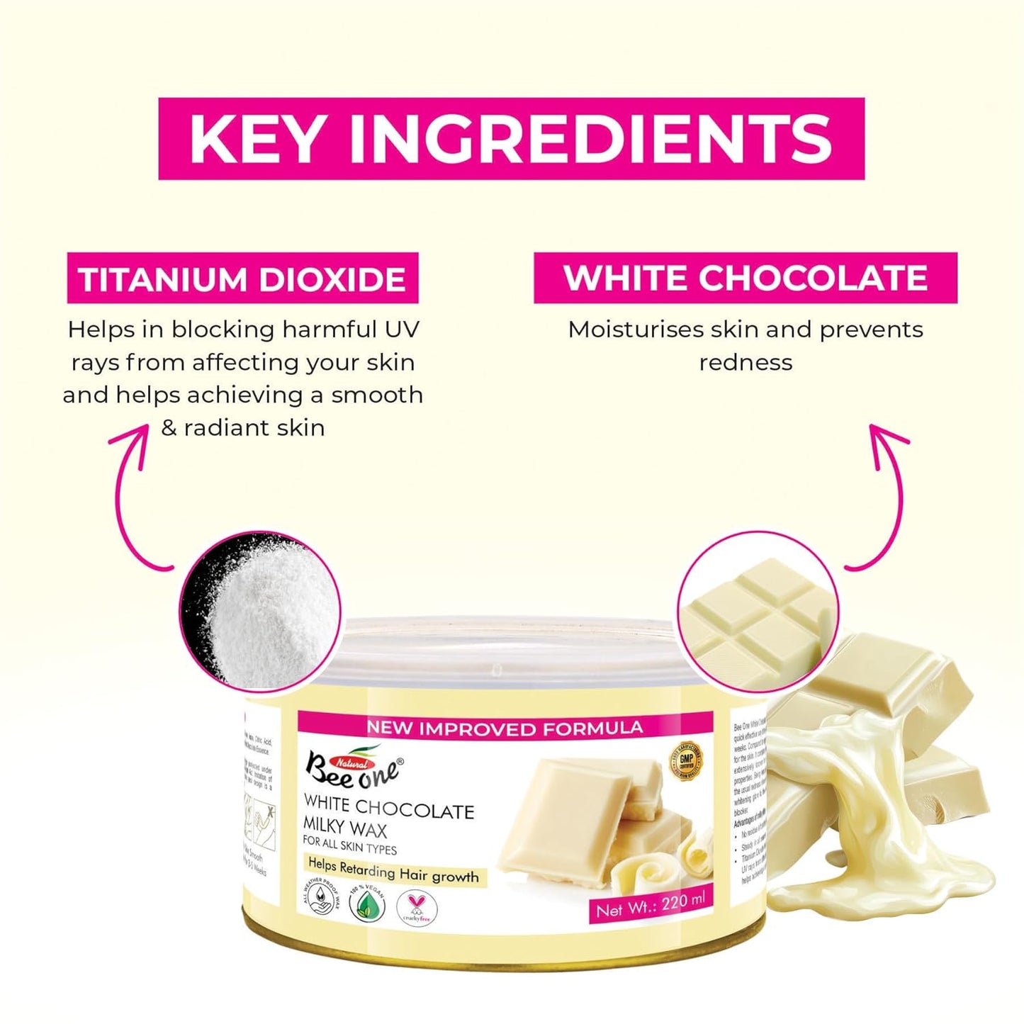 WHITE CHOCOLATE MILKY WAX 220G