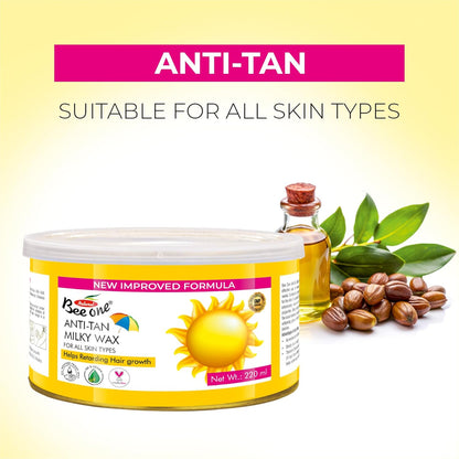 DE TAN MILKY WAX 220G
