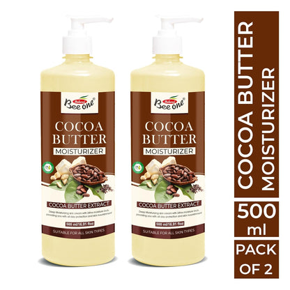 COCOA BUTTER MOISTURIZER 500ML (PACK OF 2)