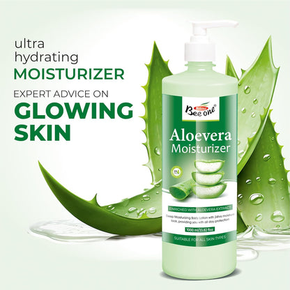 ALOEVERA MOISTURIZER 1000ML (PACK OF 2)