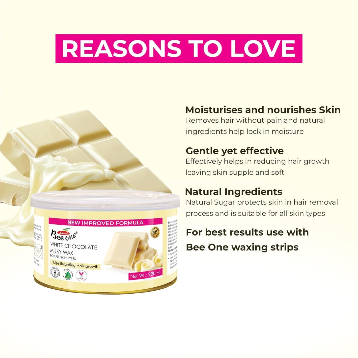 WHITE CHOCOLATE MILKY WAX 220G