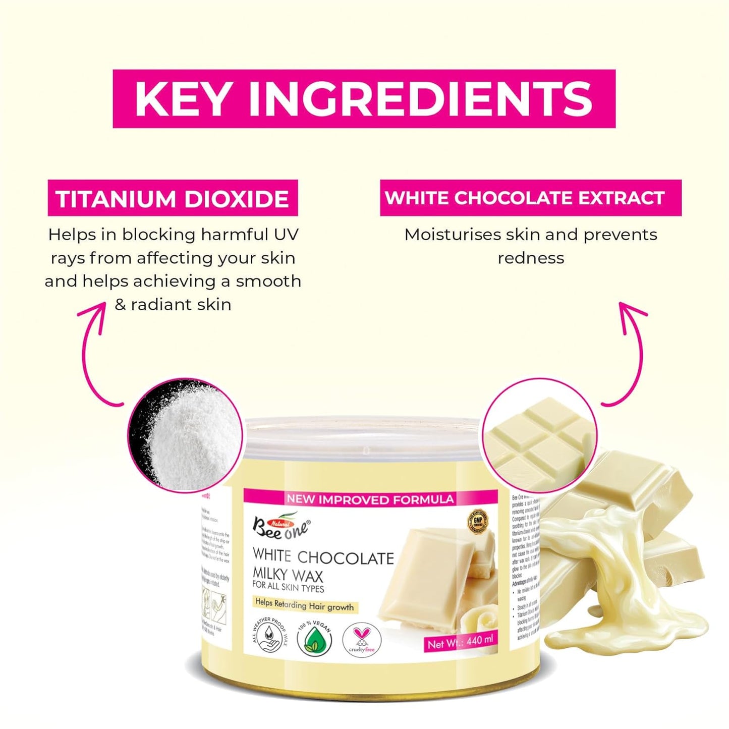 WHITE CHOCOLATE MILKY WAX 440G