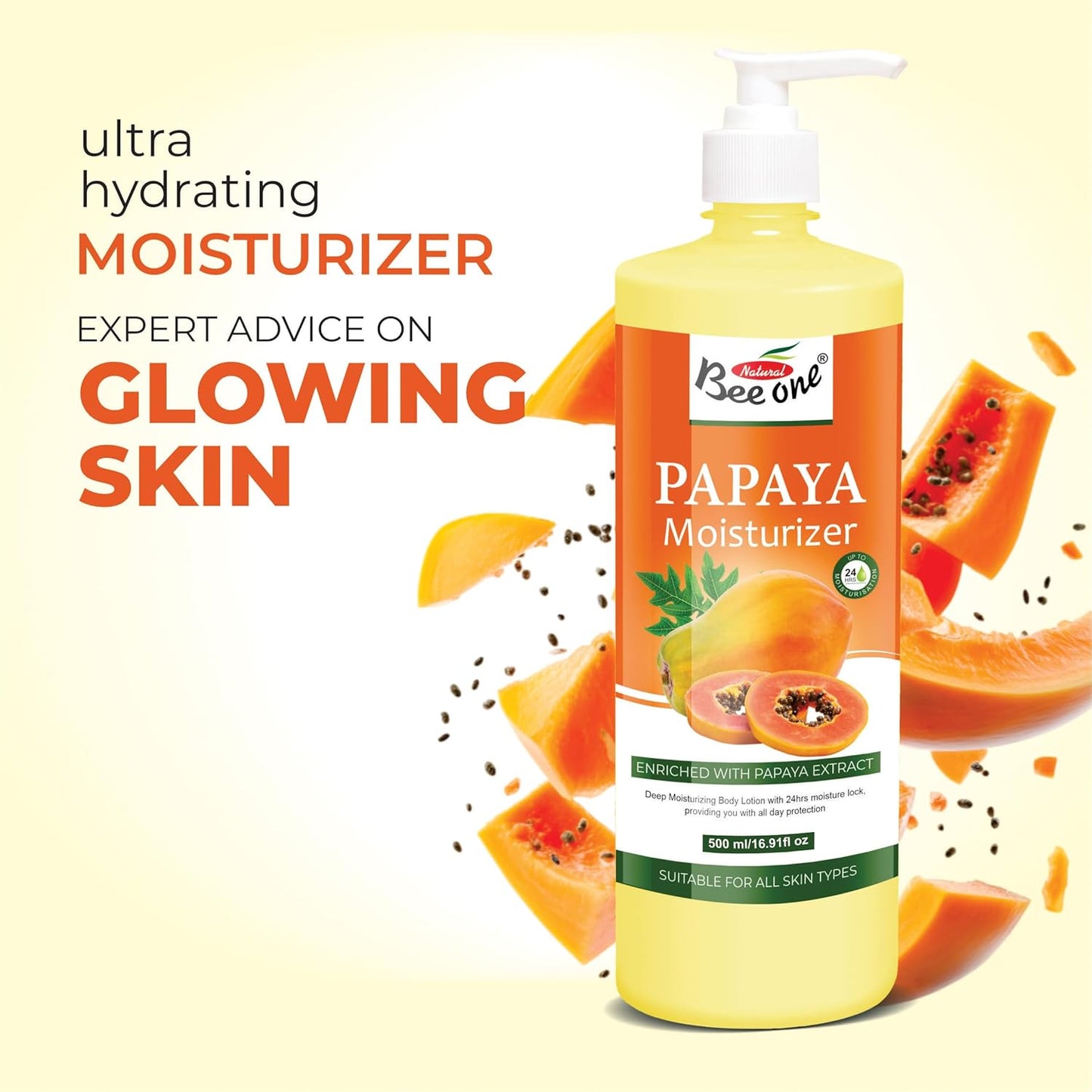 PAPAYA MOISTURIZER 500ML (PACK OF 2)